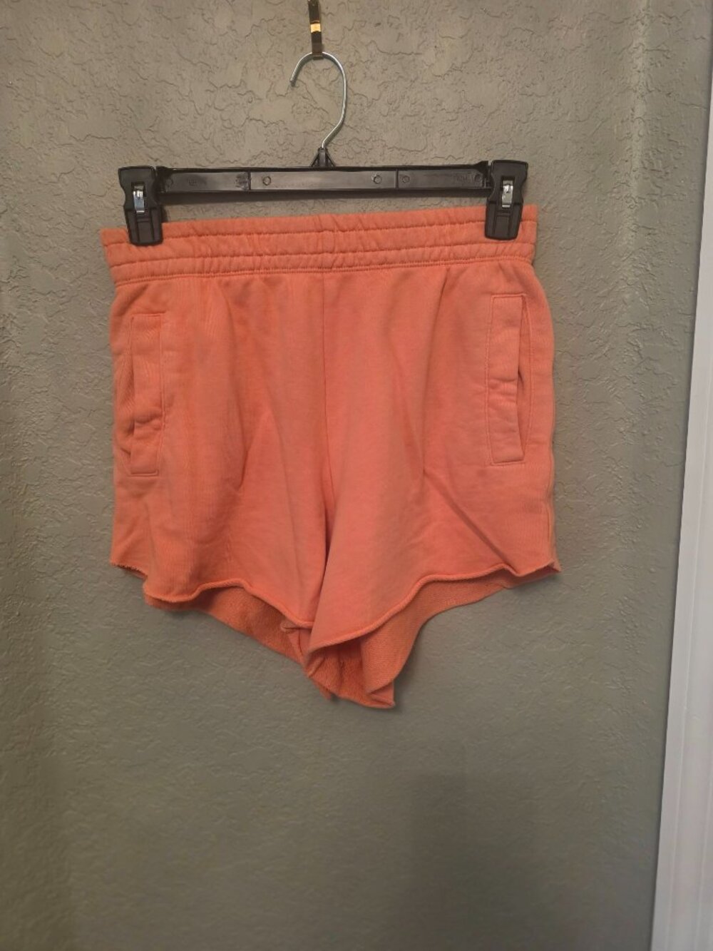 Aerie Orange Pull On High Waist Lounge Shorts size S